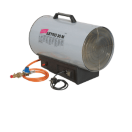 Warmeluchtblazer gas