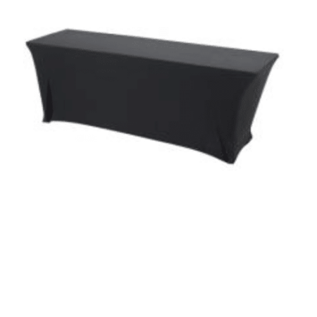 Zwarte stretchhoes buffettafel